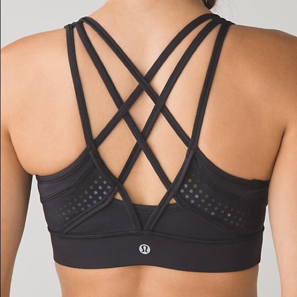 *RARE* SIZE 4 lululemon sports bra REFLECTIVE BACK